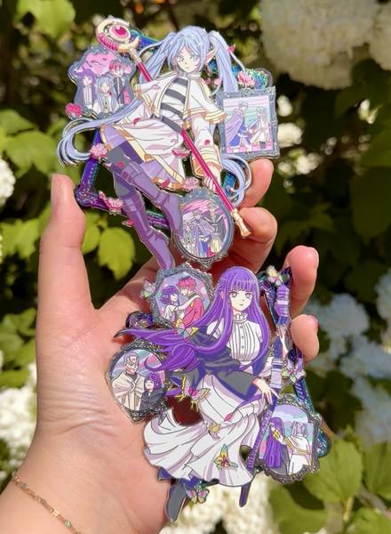 FRlEREN RAINBOW SILVER | FRAMED TIME PIN ON PIN