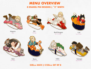 [PO] Omakase Sushi | Dunmesh Pins